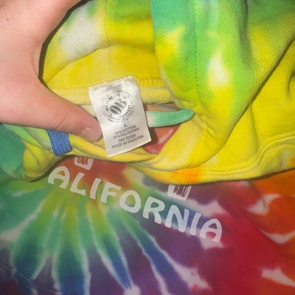 Colorful Tie-Dye Coronado Sweatshirt - Picture 4 of 5